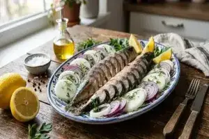 Веяна Скумрия с лук