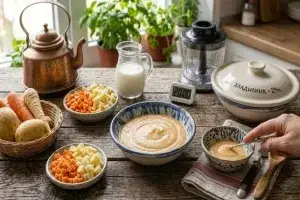 Зеленчуково пюре