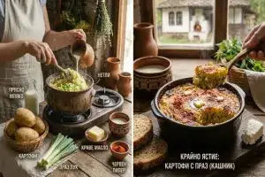 Картофи с праз (Кашник)