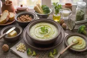 Пюре от пащърнак и броколи