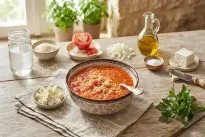 Оризова супа със сирене