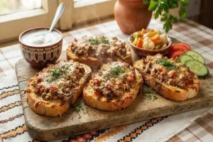 Топъл сандвич с кайма